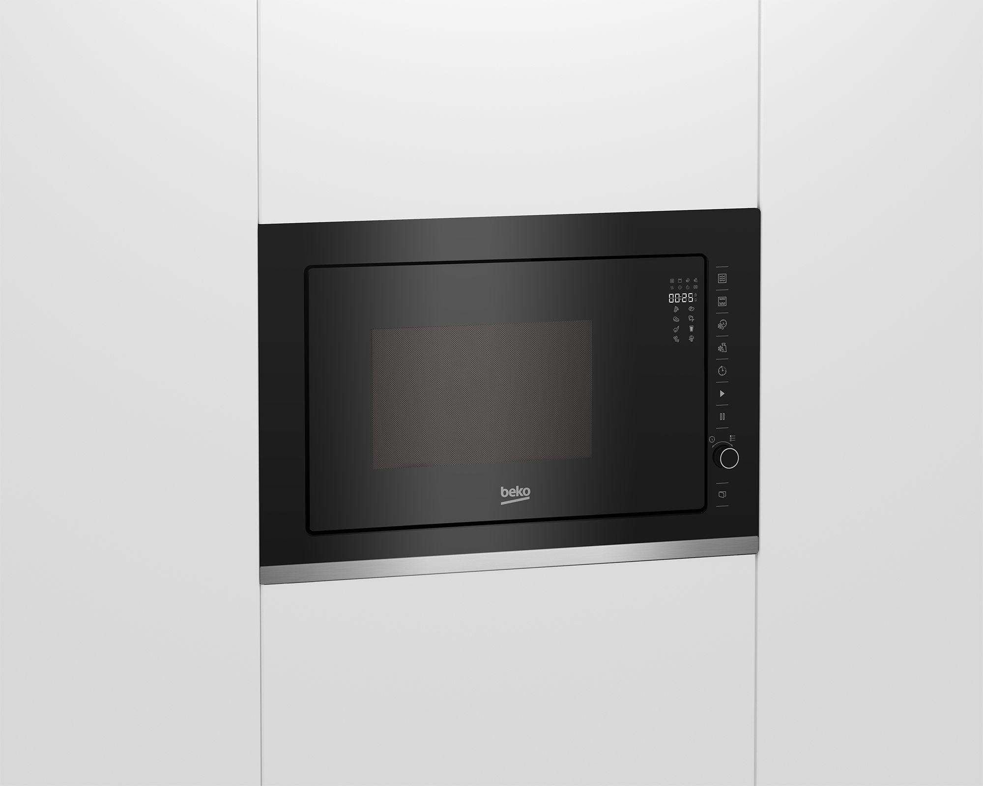 Micro-ondas de Encastre BEKO BMGB25333X (Altura 38,8 cm - Inox e Preto), miniatura 2