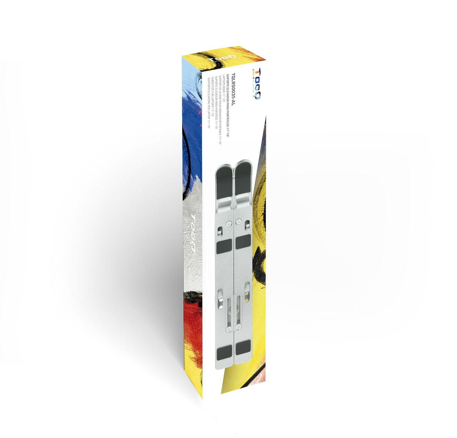 Suporte para Portátil TOOQ TQLRS0035-AL (11–15" - Prateado) — miniatura 5