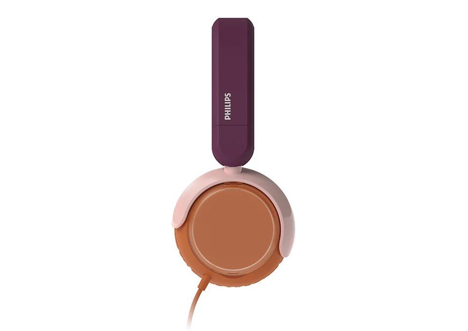 Auscultadores PHILIPS TAK2000MP/00 (Binaural - Com fios - Supra-aural - Rosa e Roxo), miniatura 5