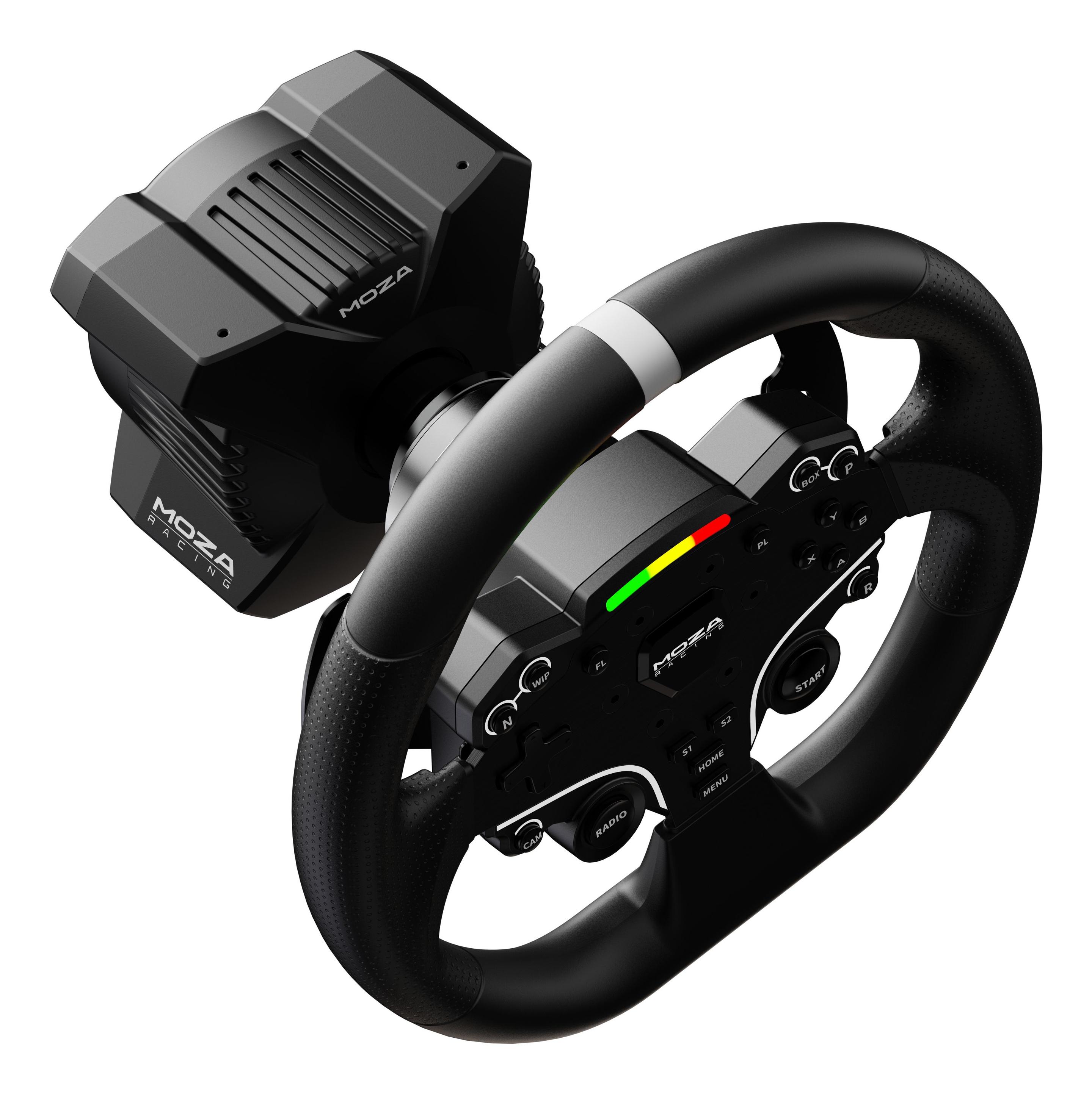 Volante e Pedais MOZA RACING R3 Racing Bundle para PC (PC - Com fios e sem fios - Bluetooth/USB - Preto) — miniatura 3