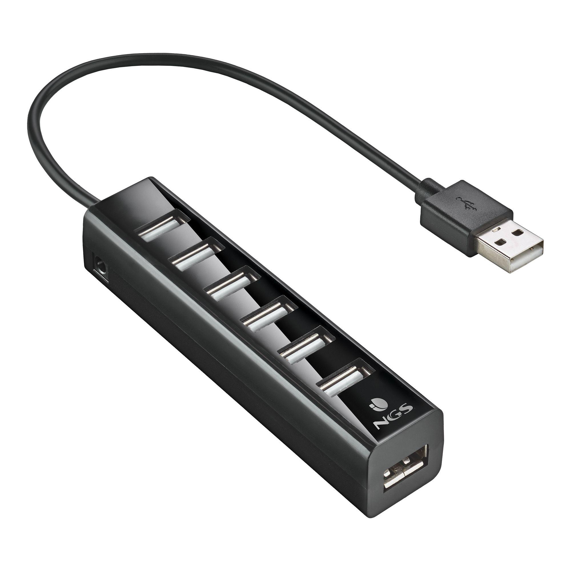Hub USB NGS IHUB7 Tiny (Preto) — miniatura 3