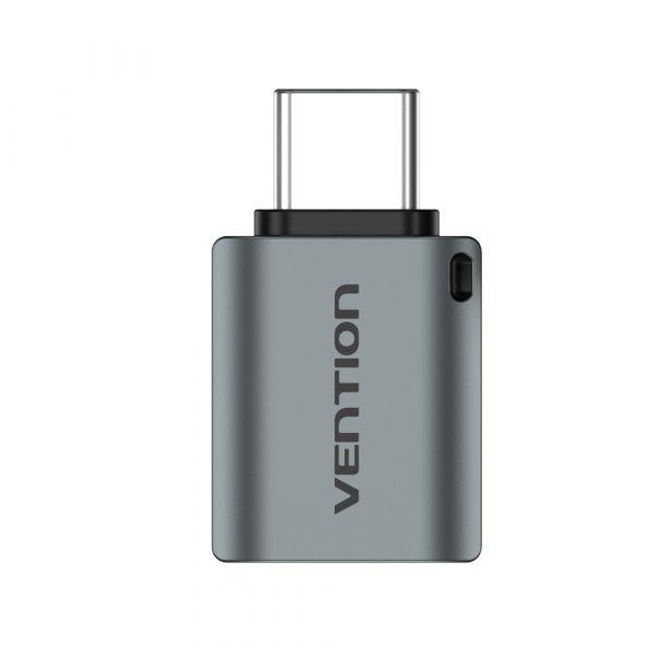 Adaptador USB-C para USB-A VENTION CDQH0 (USB-A - USB-C - Cinzento) — miniatura 2