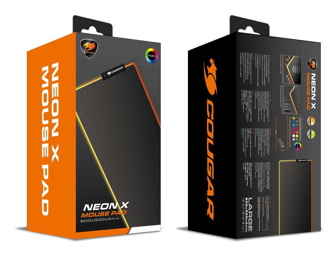 Rato COUGAR NEON X (Preto) — miniatura 5
