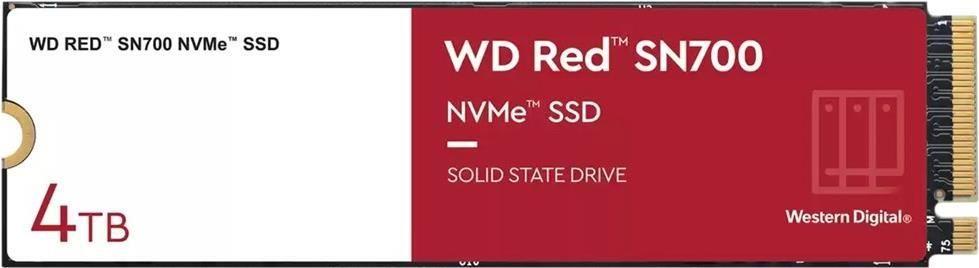 SSD WESTERN DIGITAL Red SN700 WDS400T1R0C (4 TB - M.2 - PCI Express 3.0 NVMe)