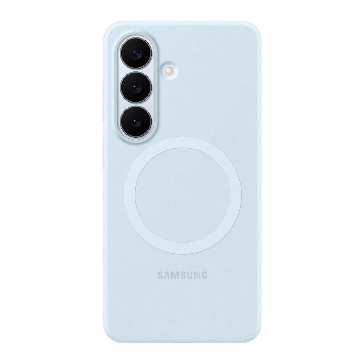 Capa Magnética de Silicone SAMSUNG Galaxy S26 (Samsung Galaxy S26 - Silicone - Azul-claro)