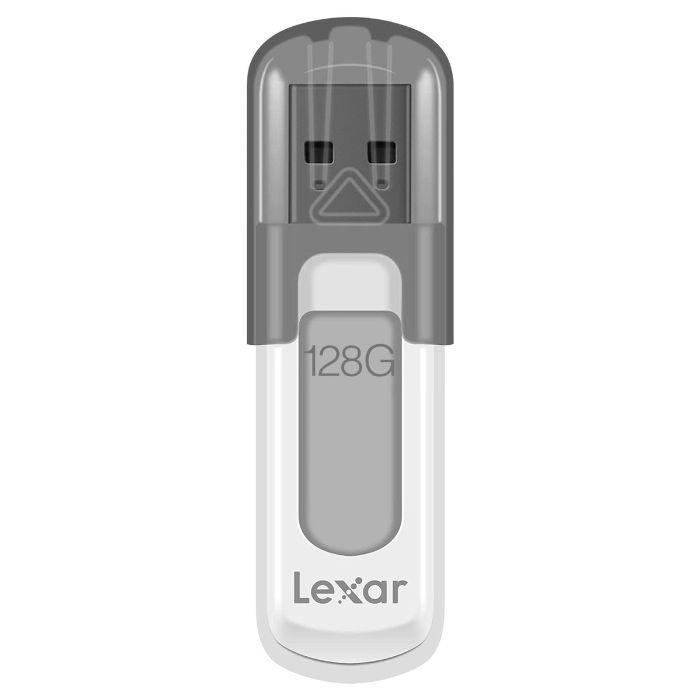 Pen USB LEXAR JumpDrive V100 (Com tampa - USB tipo A - USB 3.2 Gen 1 - Cinzento e Branco), miniatura 2