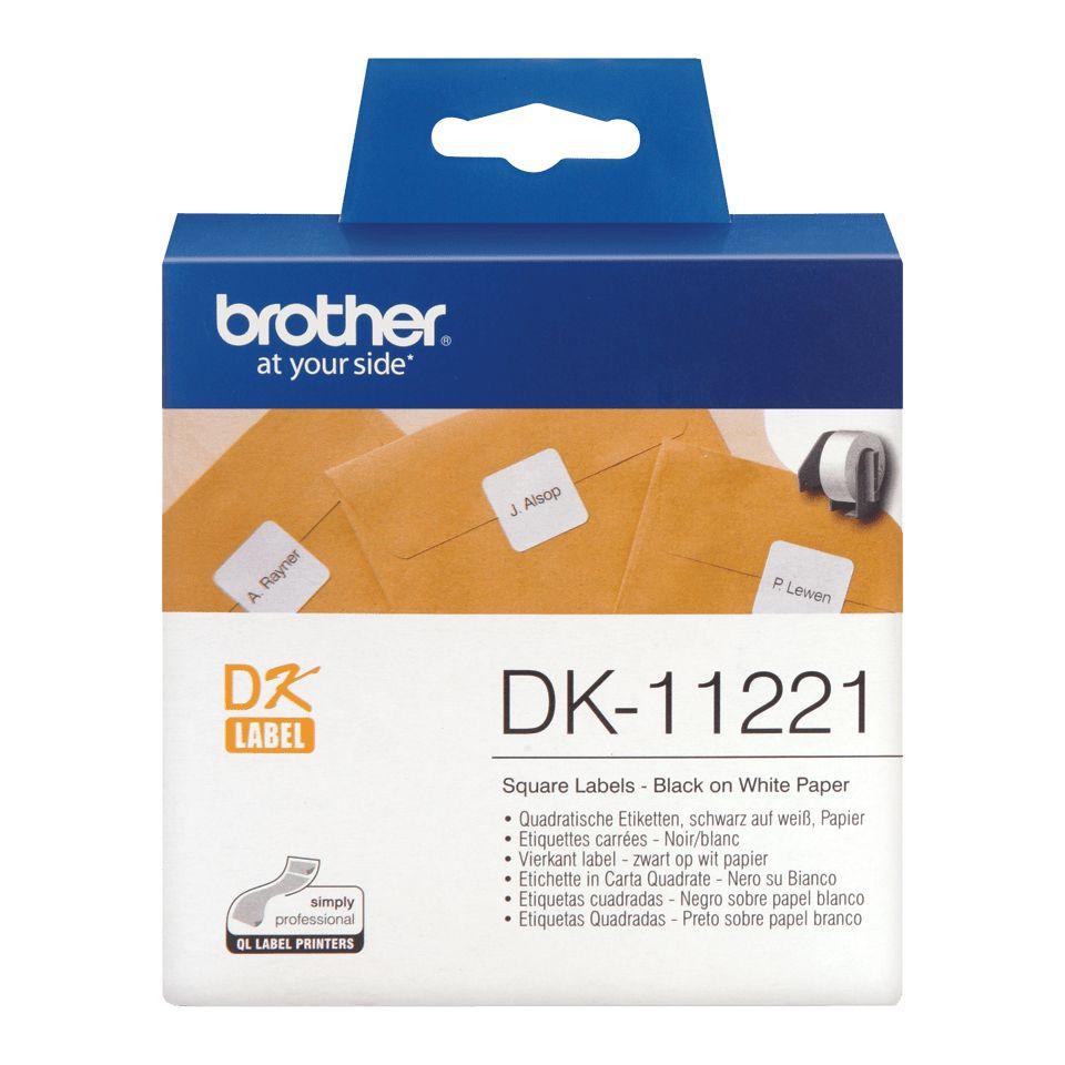 Etiquetas Adesivas BROTHER DK-11221 (1000 unidades - Preto sobre Branco), miniatura 3