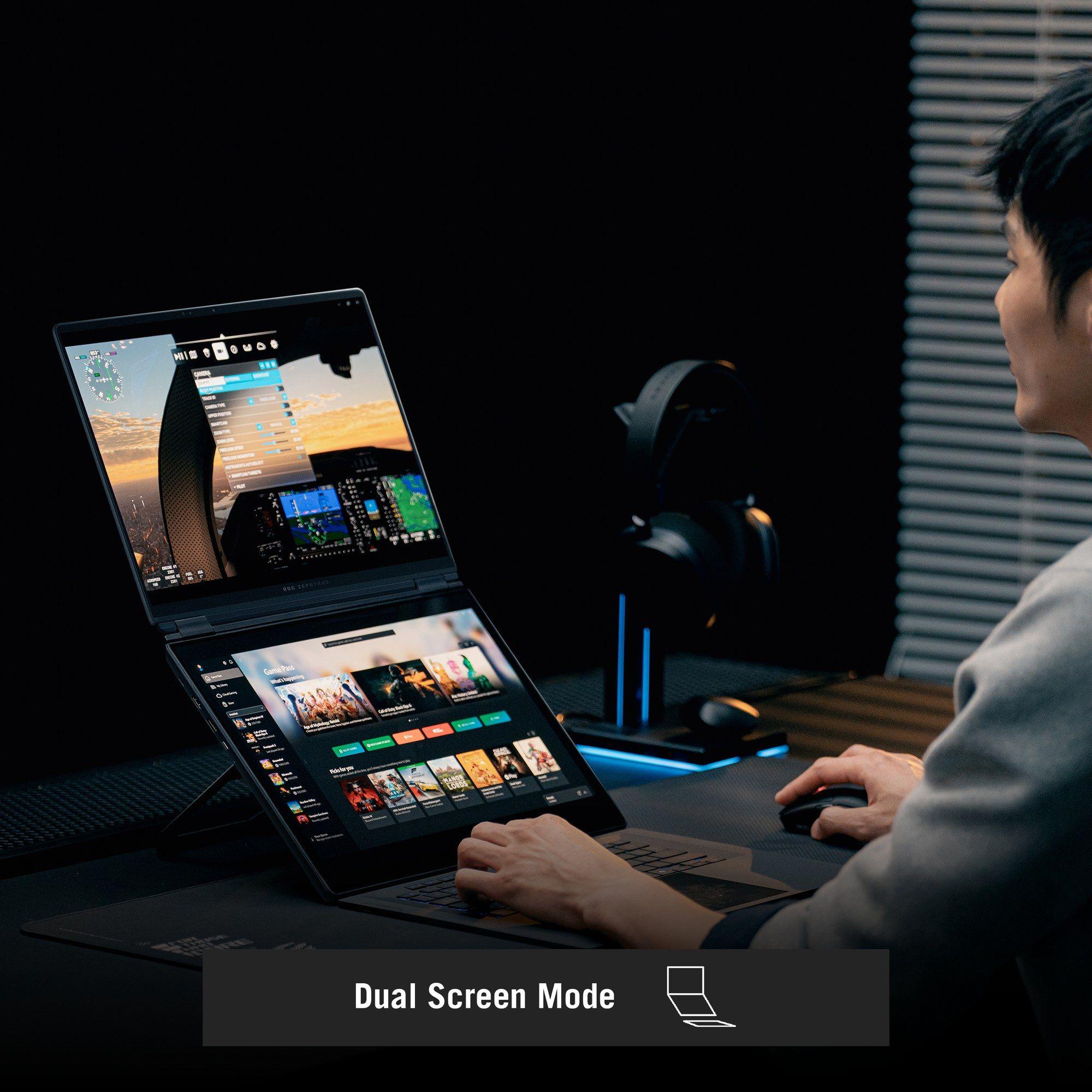 Portátil Gaming ASUS ROG Zephyrus Duo GX651AX-U94B59PB1 (2 x 16" OLED 3K 120 Hz - Core Ultra 9 386H - 64 GB - 2 TB SSD - RTX 5090 - Cinzento) — miniatura 29