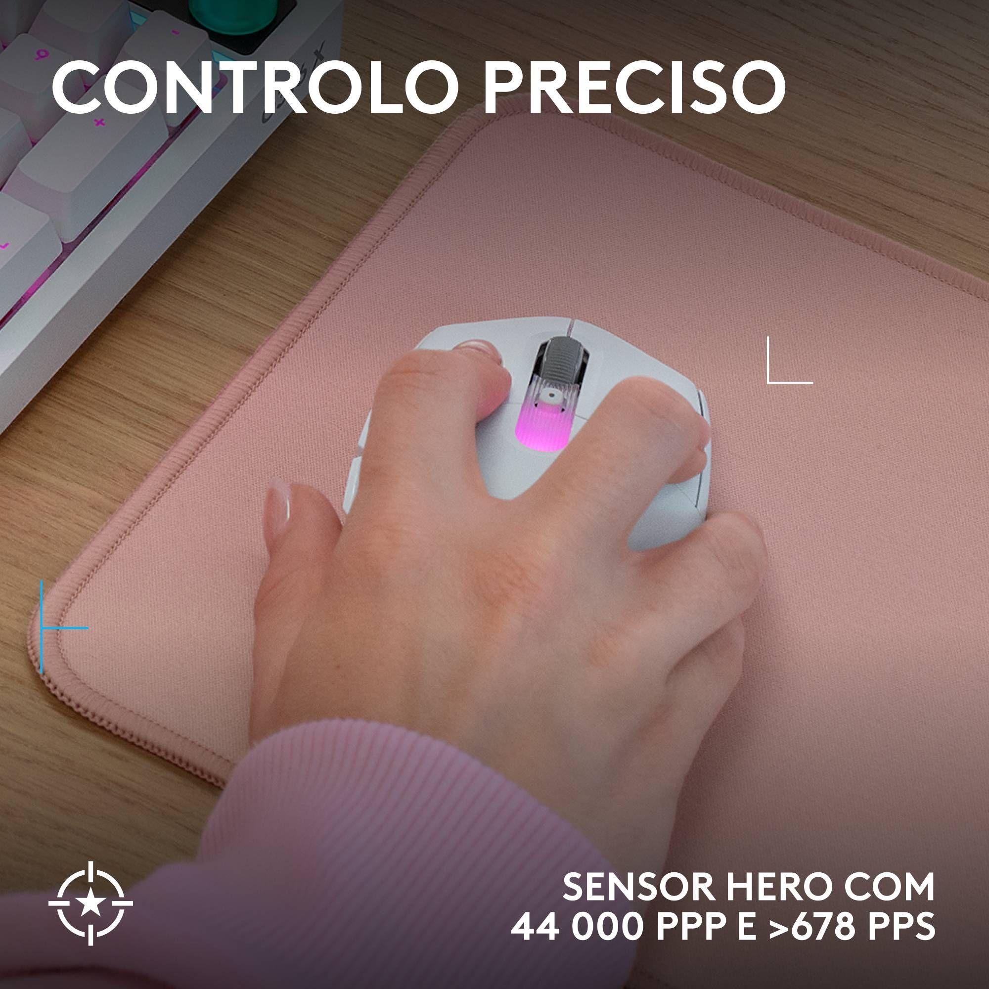 Rato LOGITECH G305 X SUPERLIGHT (Mão direita - 44000 DPI - Ótico - Branco) — miniatura 4