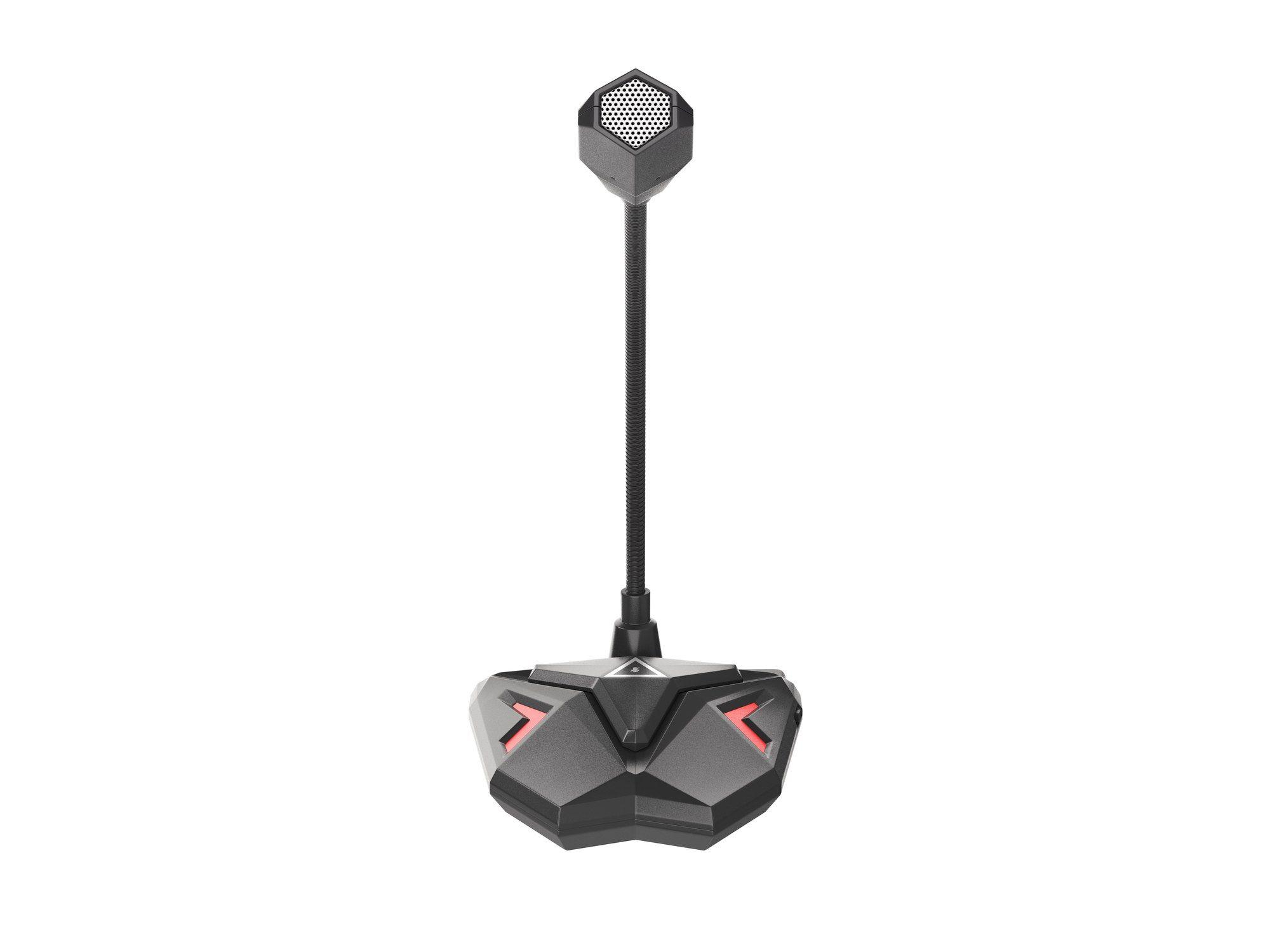 Microfone para PC GENESIS Radium 100 (Microfone para PC - Com fios - USB - Preto e Vermelho) — miniatura 6