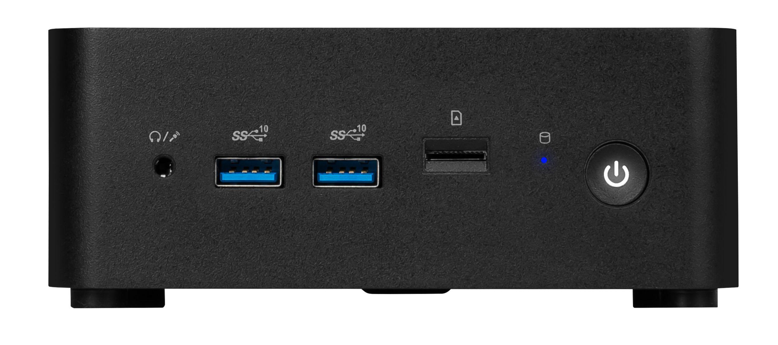 Mini PC Barebone MSI Cubi NUC 1MG-007BDE (Intel Core 7 - 150U - 64 GB - Preto)