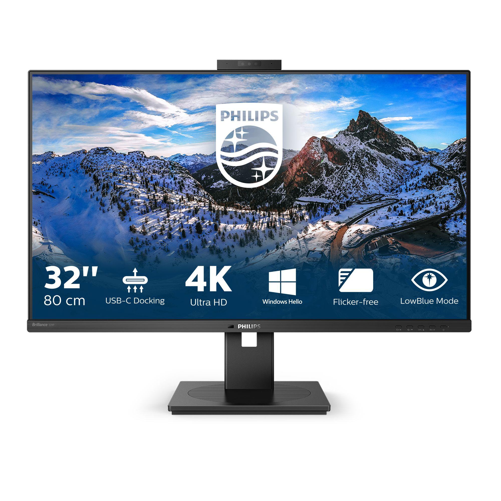 Monitor PHILIPS P Line 329P1H/00 (31,5" - IPS - 60 Hz - Preto)
