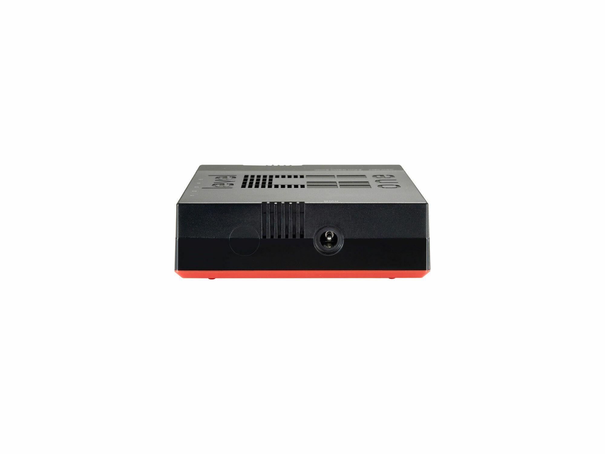 Switch de Rede LEVEL ONE GSW-0507 (Gigabit Ethernet RJ-45 - 10/100/1000 Mbps - 1 MB - Preto e Vermelho) — miniatura 3