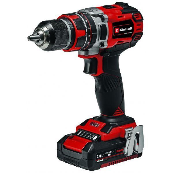 Berbequim de Impacto sem Fio EINHELL TE-CD 18/50 Li-i BL (Preto/Vermelho)