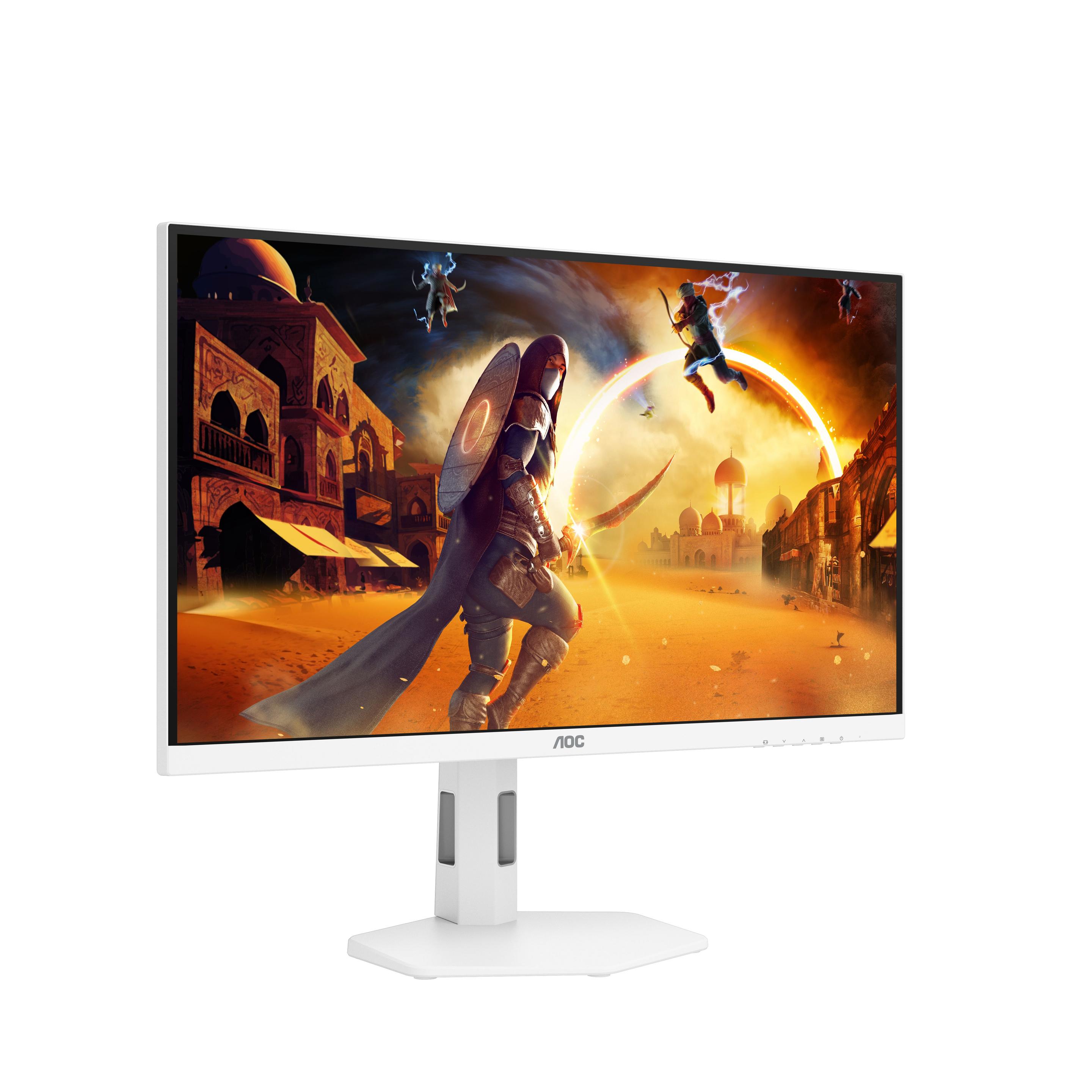 Monitor AOC U27G4R (27" - Fast IPS - 160 Hz - Preto e Vermelho)
