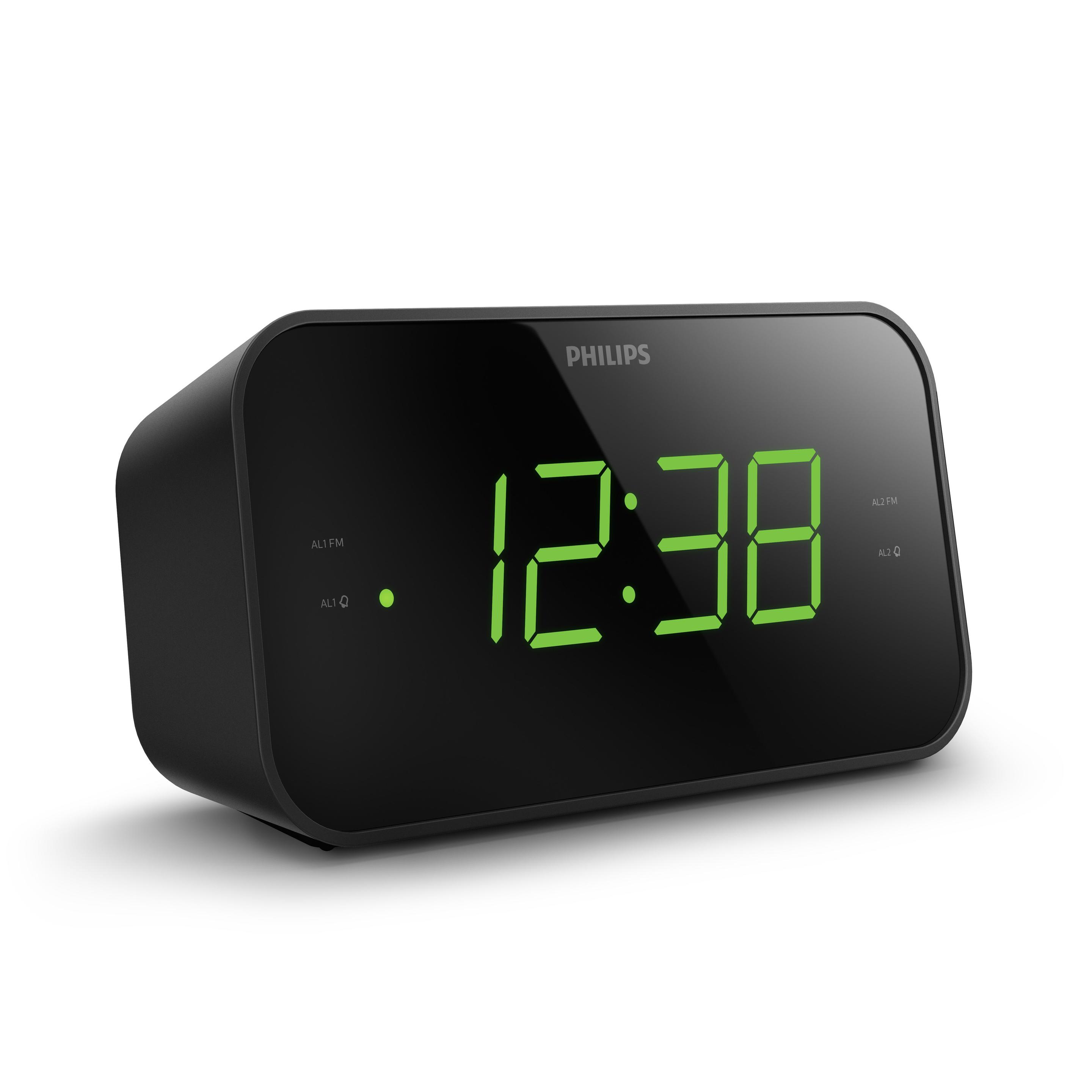 Rádio Despertador PHILIPS TAR3306/12 (3 W - Preto)