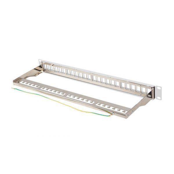 Painel Patch Keystone LANBERG PPKS-0924-S (19" - 24 Portas - 1U - Cinzento), miniatura 4
