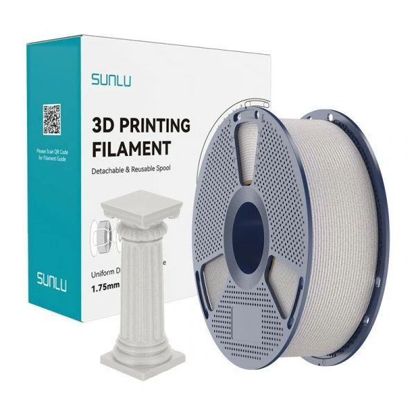 Filamento PLA SUNLU 85115 (Cinzento claro)