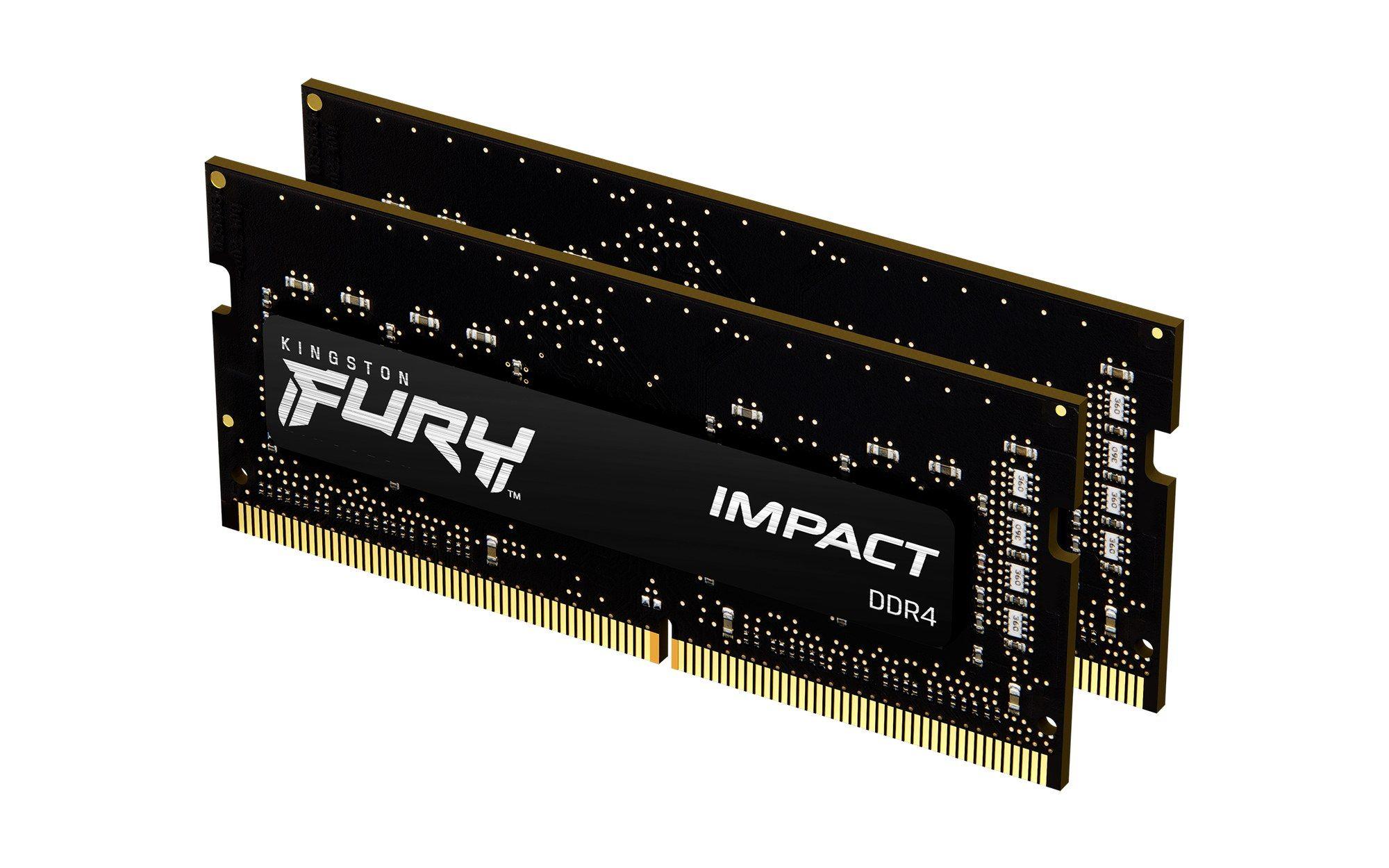 Memória RAM KINGSTON FURY Impact KF432S20IBK2/16 (3200 MHz - 16 GB - SO-DIMM)