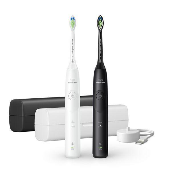 Escova de Dentes Elétrica Sónica PHILIPS HX7119/02 Sonicare 5500 Duopack (Preto e Branco) — miniatura 2