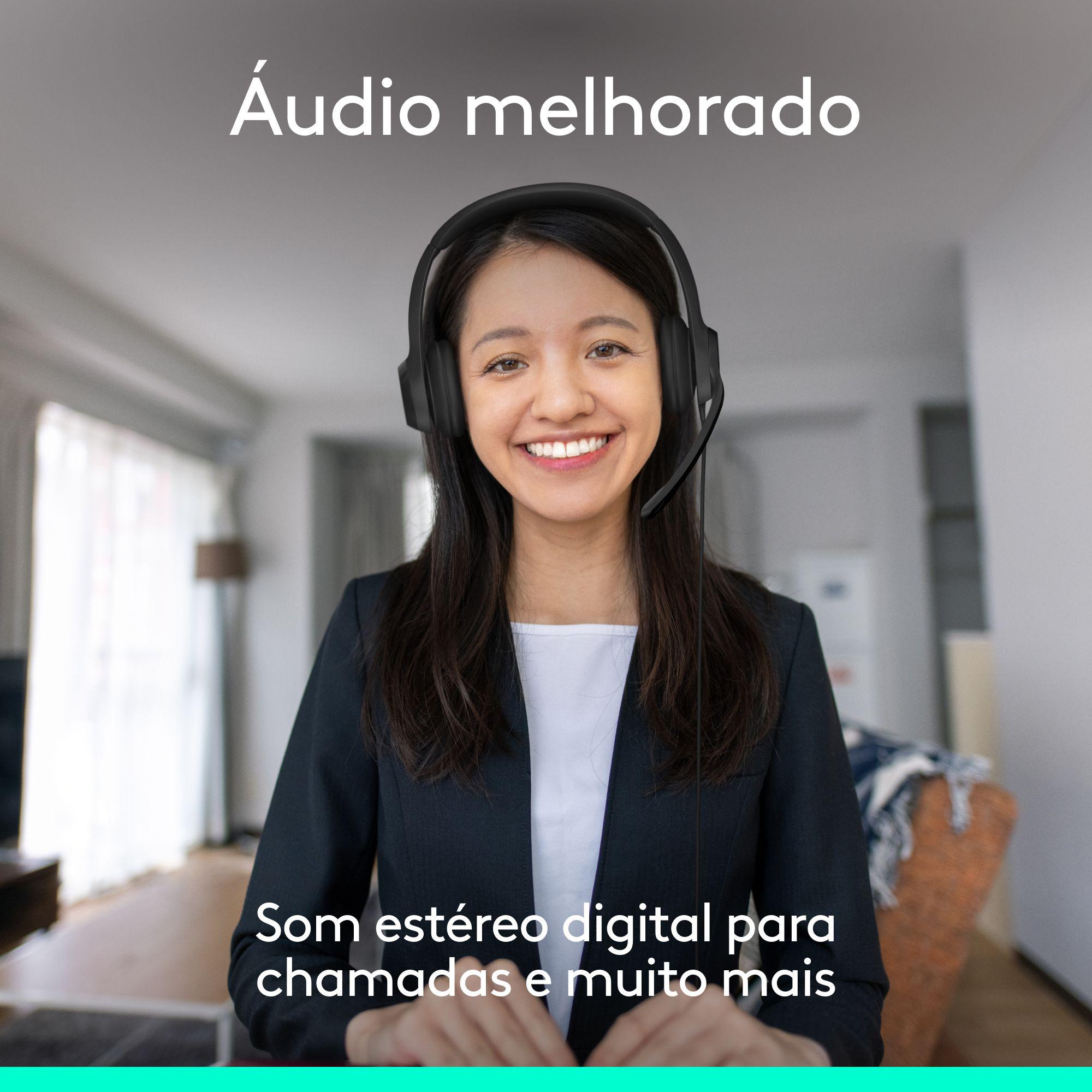 Headset LOGITECH H390 (Binaural - Com fios - Supra-aural - Preto), miniatura 6