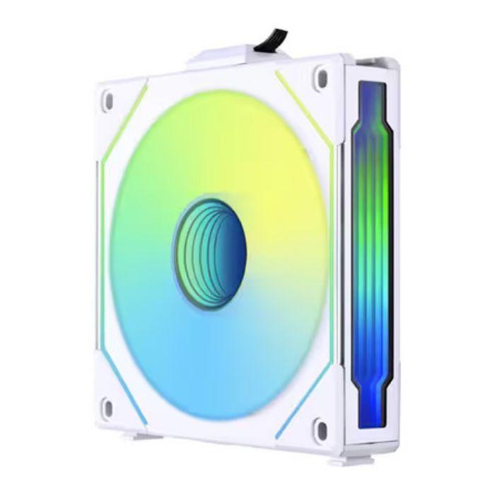 Ventoinha LIAN LI UNI FAN SL-INF 120 ARGB Reverse Blade PWM (ARGB multicolor - 5,16 W - Branco) — miniatura 2