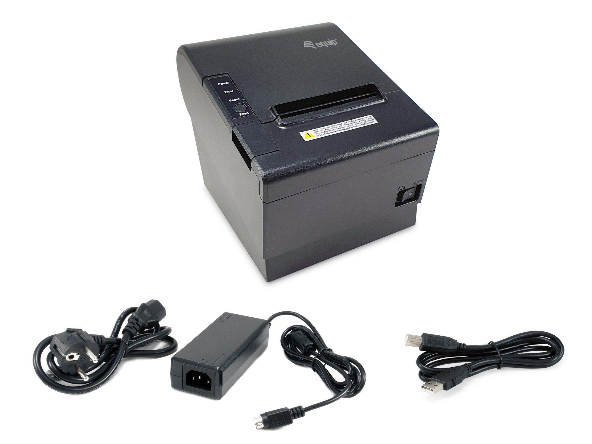 Impressora Térmica de Talões EQUIP 351004 (Com fios e sem fios - Preto), miniatura 5