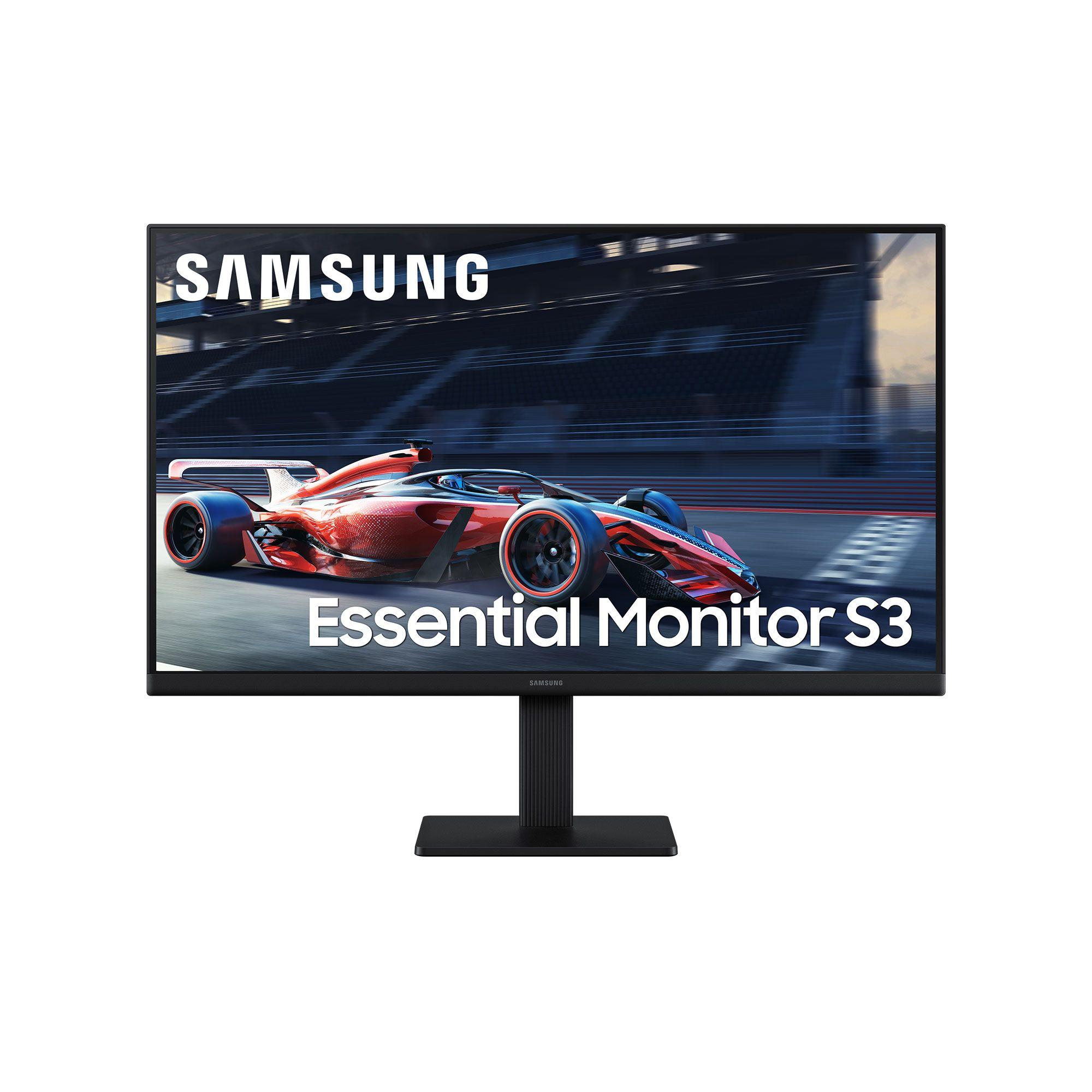 Monitor SAMSUNG Essential S3 S24D300GAU (24" - IPS - 100 Hz - Preto)