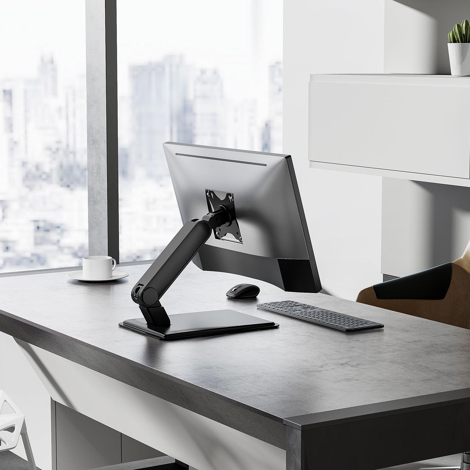 Suporte de Secretária para Monitor AISENS DT32TSR-373 (100 x 100 mm - 75 x 75 mm - 81,3 cm - Preto) — miniatura 3