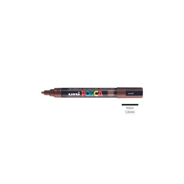Marcador de Pintura POSCA PC-5M (Plástico - Castanho Cacau), miniatura 2