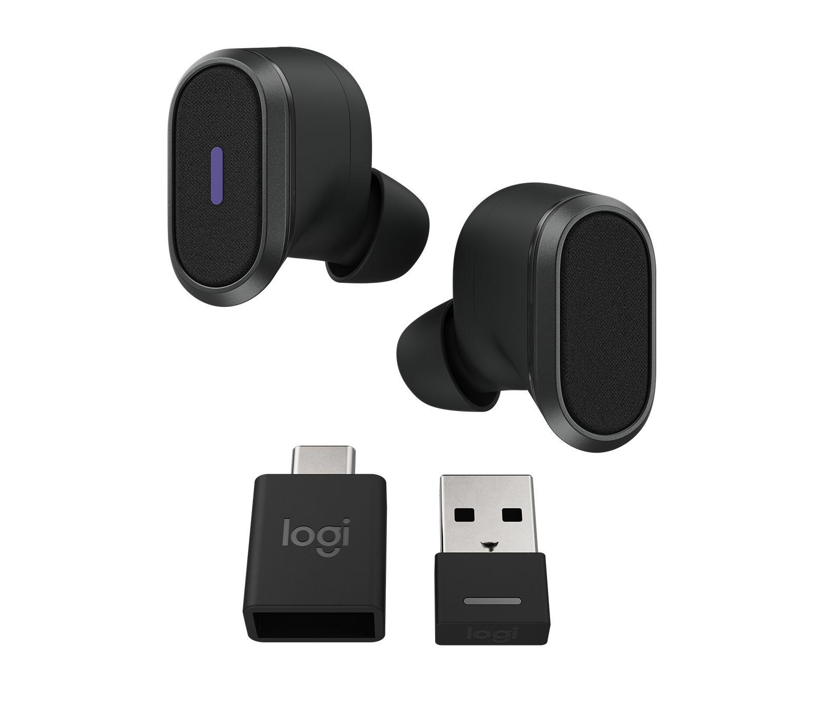 Headset LOGITECH Zone True Wireless (Binaural - Sem fios - Intra-aural - Grafite) — miniatura 2