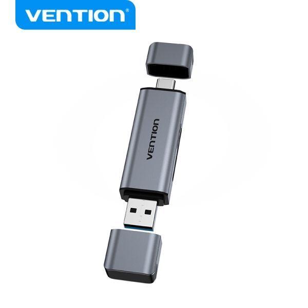 Leitor de Cartões VENTION CLLH0 (Outro - Flash compacto - MicroSD - Cinzento), miniatura 2
