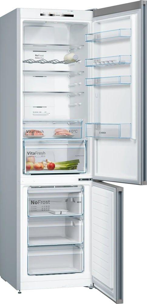 Frigorífico Combinado Independente BOSCH KGN36VIED (326 l - 186x60x66 cm - 60 cm - Inox) — miniatura 2