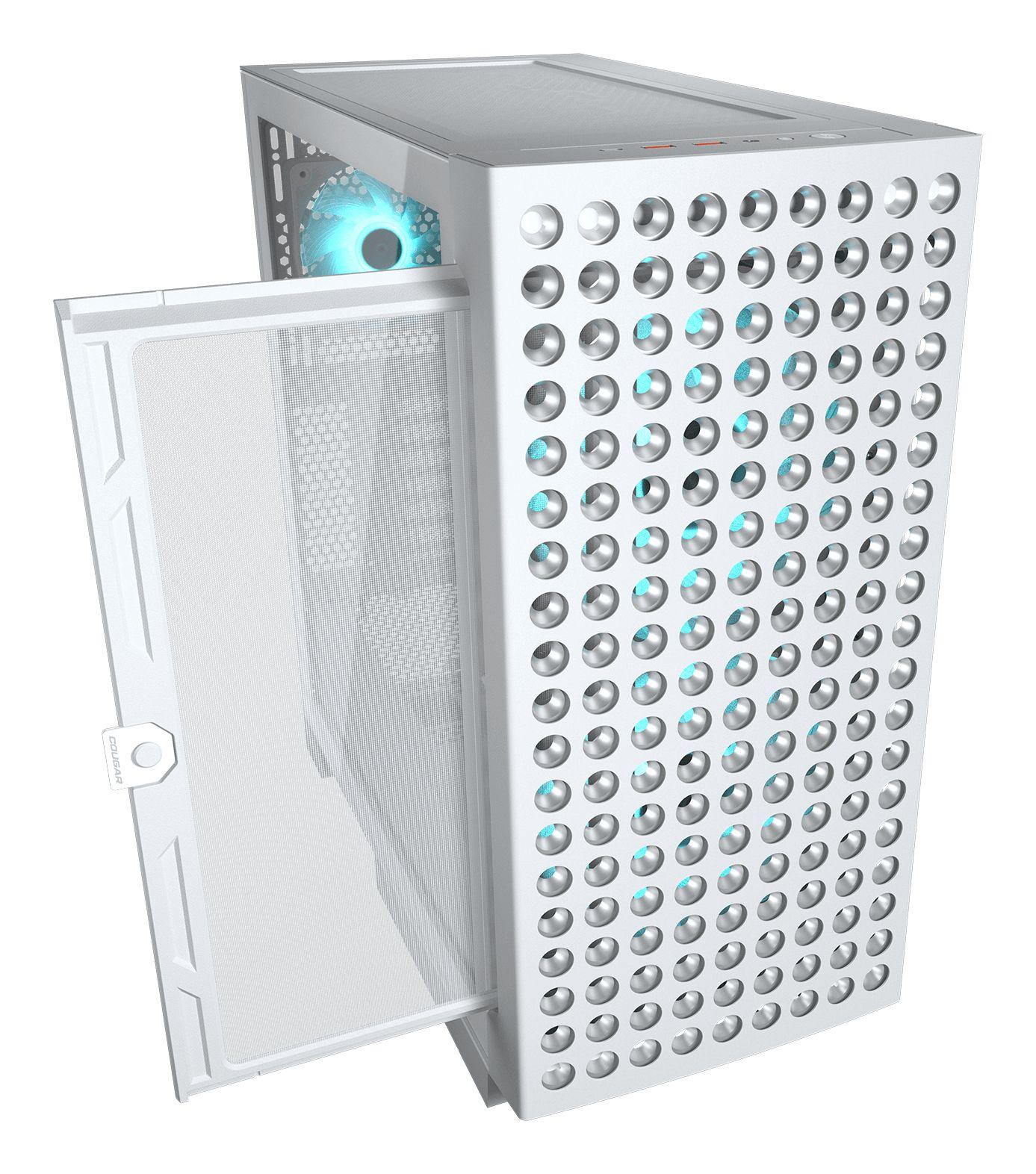 Caixa PC COUGAR Airface ECO RGB CGR-5YA2W-RGB (Midi Tower - 190 mm - 390 mm - Branco), miniatura 3