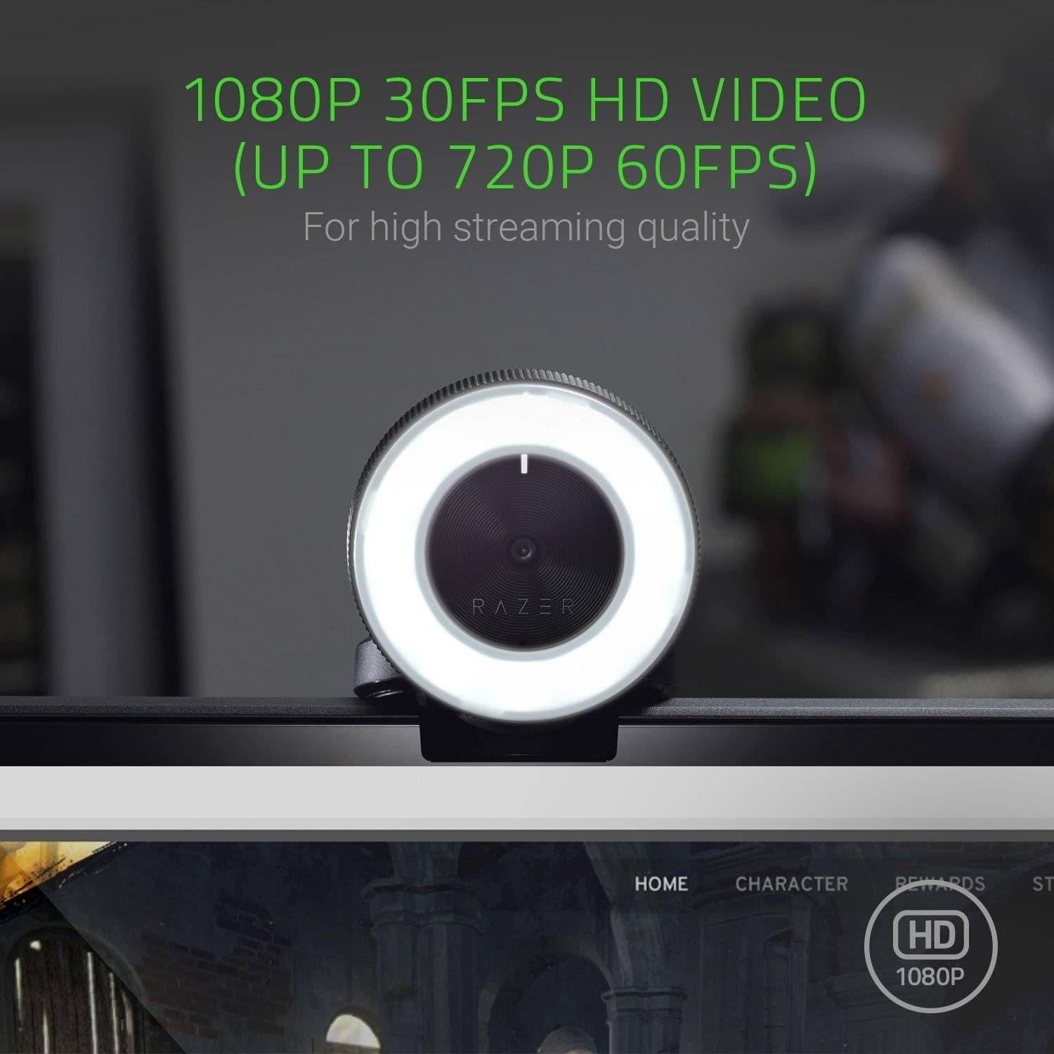 Câmara Web RAZER Kiyo (Full HD - 60 fps - 2688 x 1520 pixels - Preto) — miniatura 4
