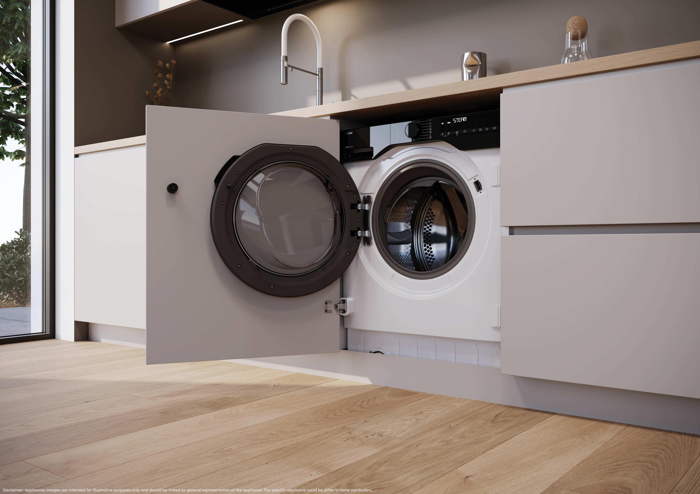 Máquina de Lavar Roupa Encastre HAIER BHA6S69M6DB9JS (1600 RPM - B - 46 l - Classe A), miniatura 7