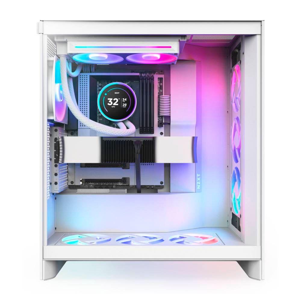 Sistema de Refrigeração Líquida NZXT Kraken Elite 240 RGB (2025) (Radiador 240 mm - LCD IPS 2,72" - Branco), miniatura 5