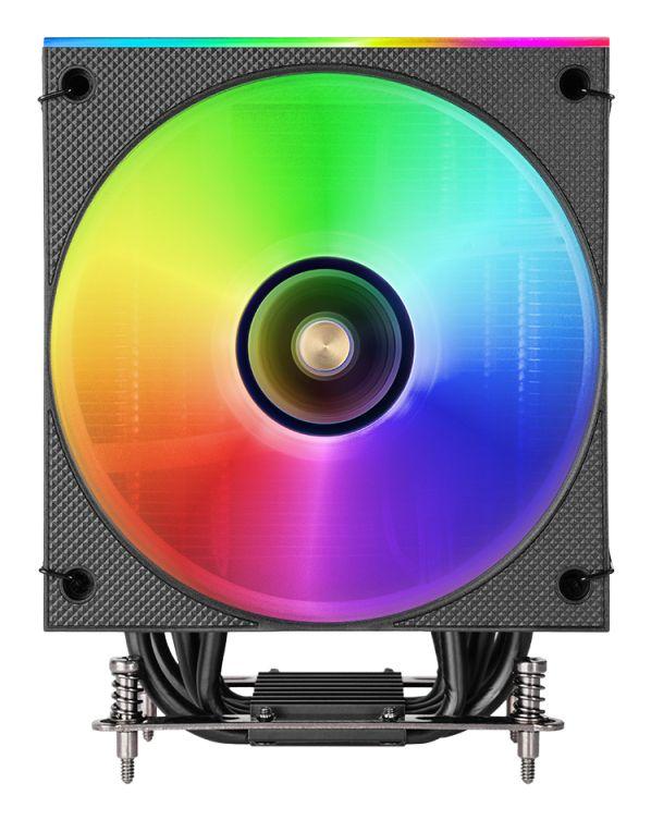 Cooler a Ar para CPU MARS GAMING MCPU-LCD (120 mm - 1 ventoinha - 2600 RPM - Preto) — miniatura 2