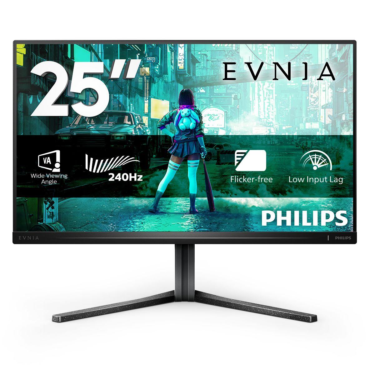 Monitor PHILIPS Evnia 25M2N3200W/00 (24,5" - VA - 240 Hz - Cinzento)