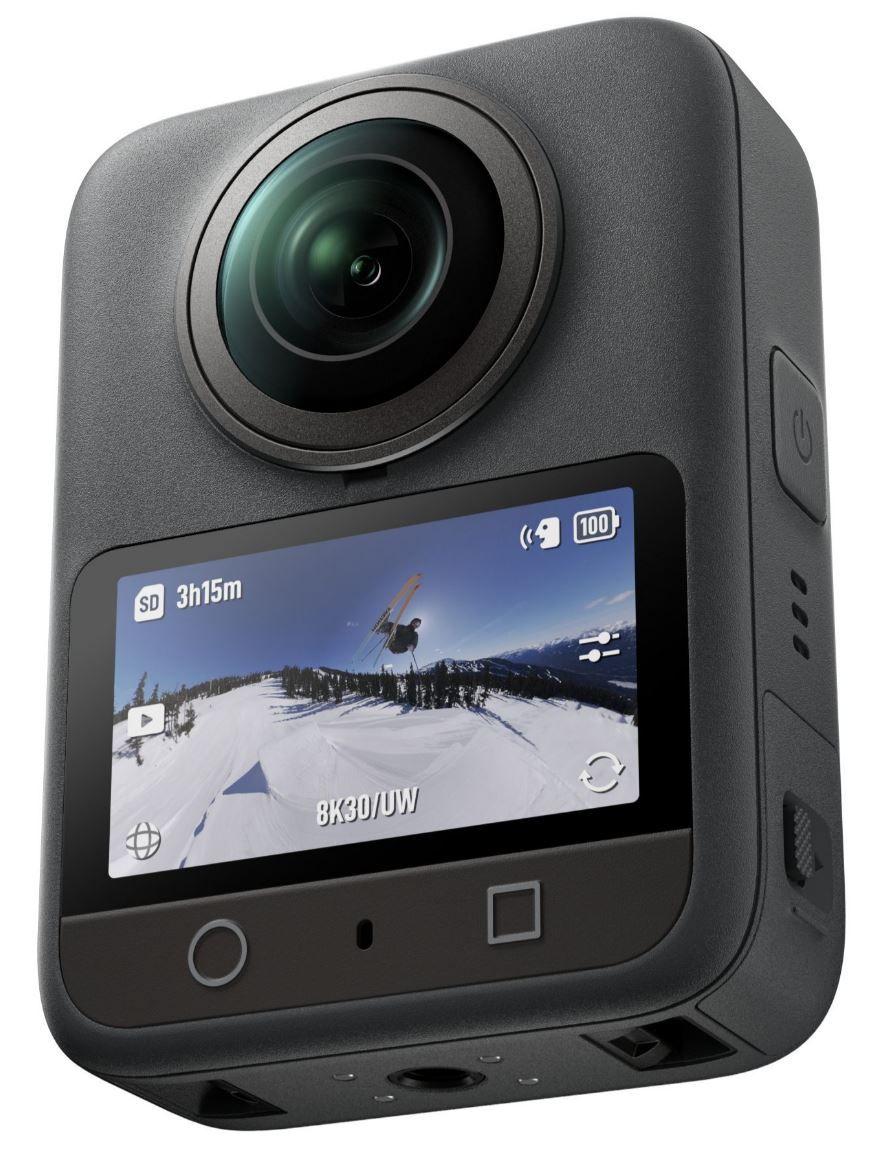 Câmara de Ação 360° DJI Osmo 360 Standard Combo (2" - 314 x 556 pixels - 30 W - Preto)