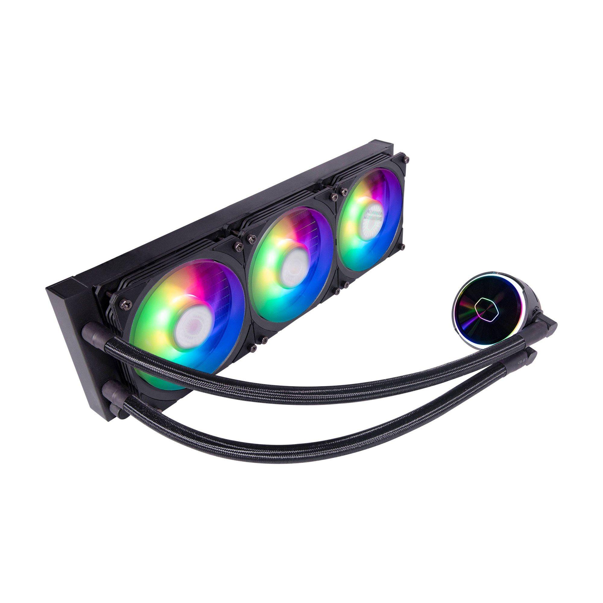 Kit de Arrefecimento Líquido para CPU COOLER MASTER MasterLiquid PL360 Flux (120 mm - 2300 RPM - Multi - Preto) — miniatura 4