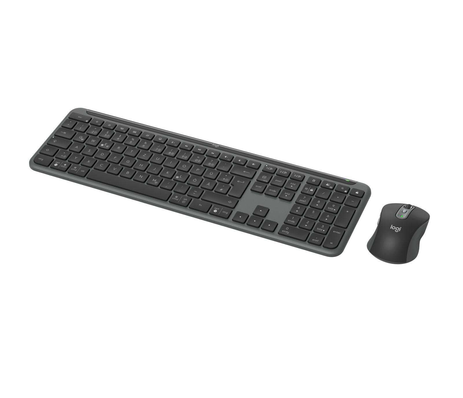 Teclado e Rato LOGITECH Signature Slim Combo MK950 (Alemão - Teclas tesoura - Tamanho completo - Grafite), miniatura 3