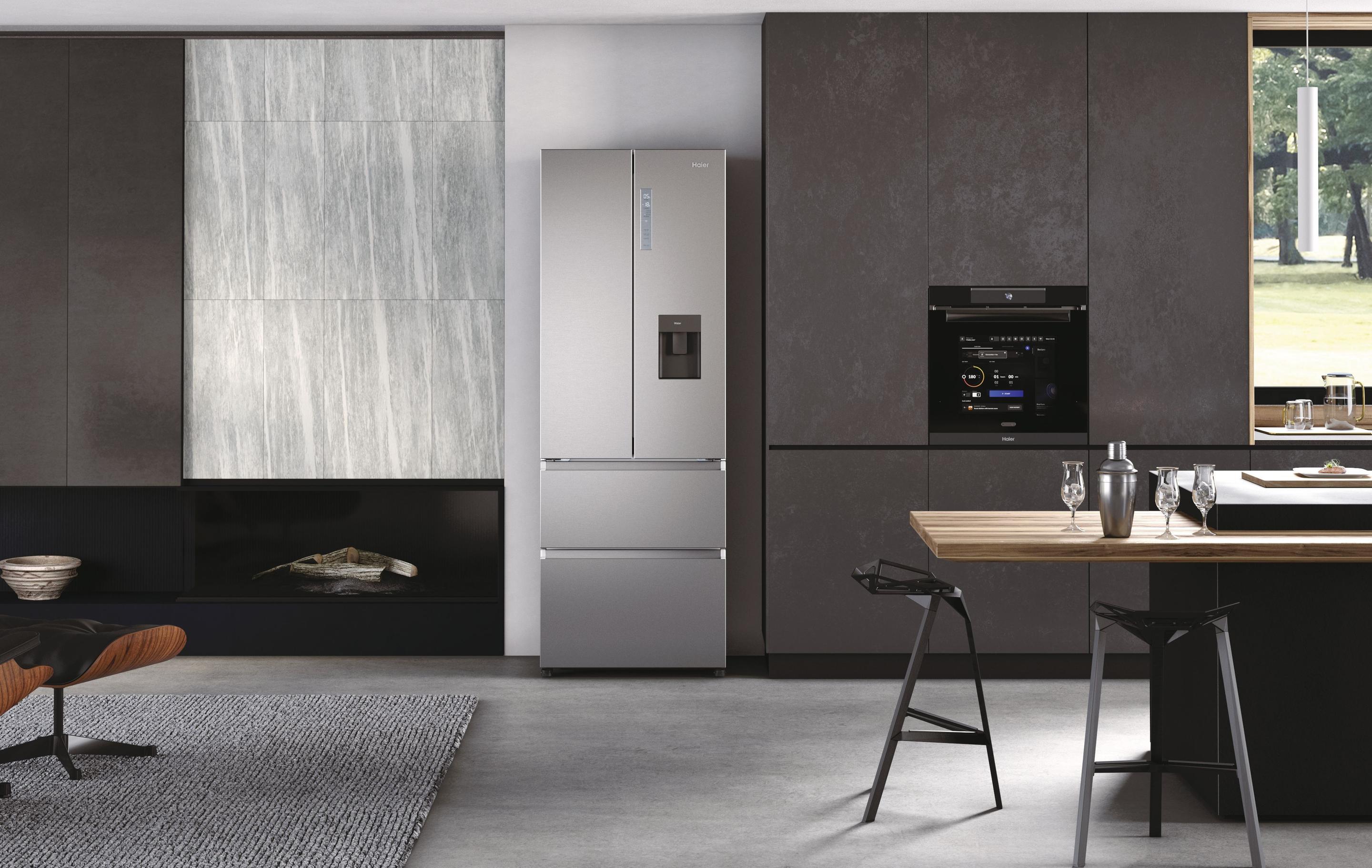 Frigorífico Americano Multiportas Independente HAIER HFW7720EWMP (477 L - 200,6x70x67,5 cm - 70 cm - Cinzento) — miniatura 9