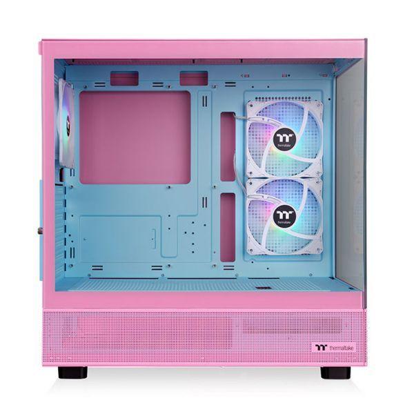 Caixa PC THERMALTAKE View 270 Plus TG ARGB (ATX, EATX, micro ATX, Mini-ITX - ATX, PS2 - Midi Tower - Rosa) — miniatura 2