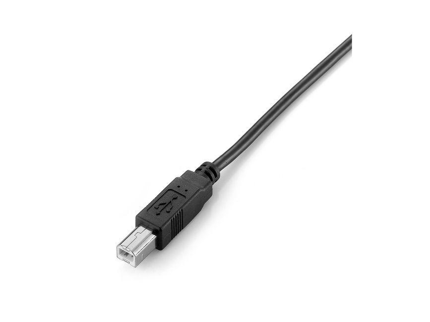 Cabo USB EQUIP 128864 (2 m - USB B - USB A - Preto), miniatura 2