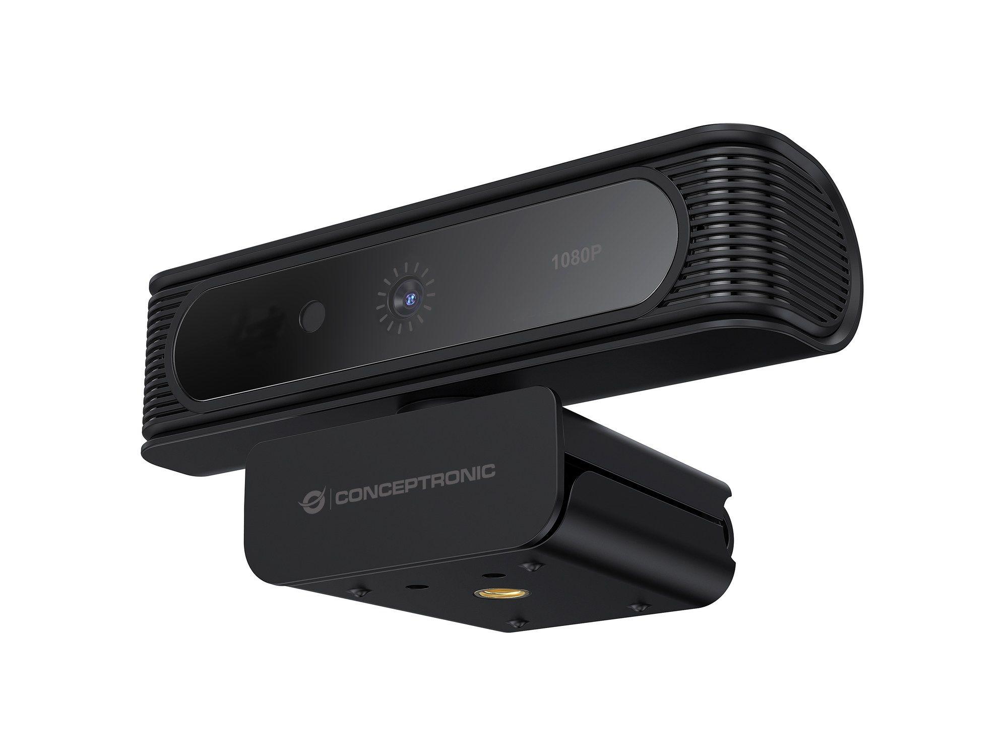 Webcam CONCEPTRONIC AMDIS09B (2 MP - 30 fps - 1920 x 1080 pixels - Preto) — miniatura 4