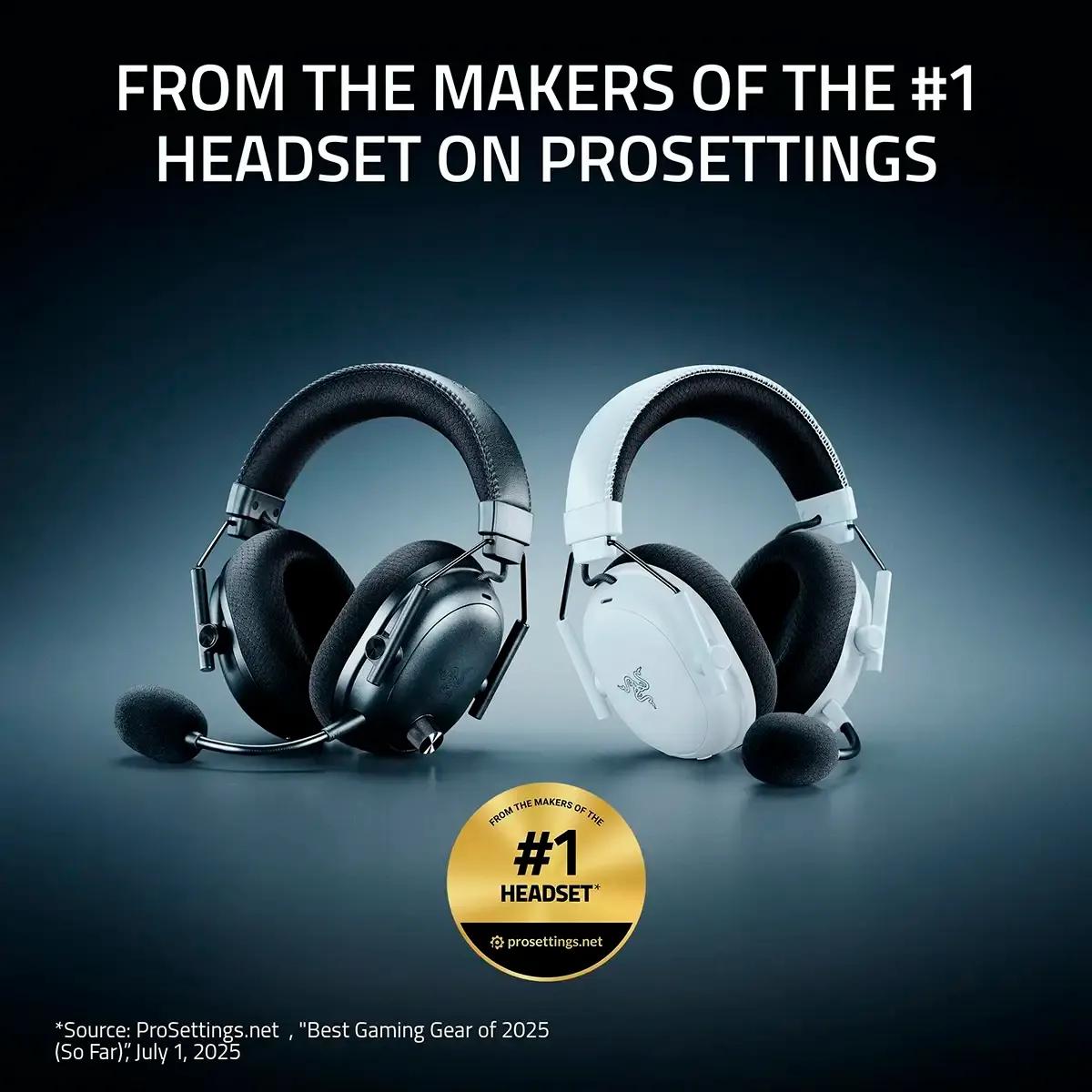 Headset Gaming RAZER BlackShark V3 Pro (Binaural - Circum-aural - 5 cm - Branco) — miniatura 3
