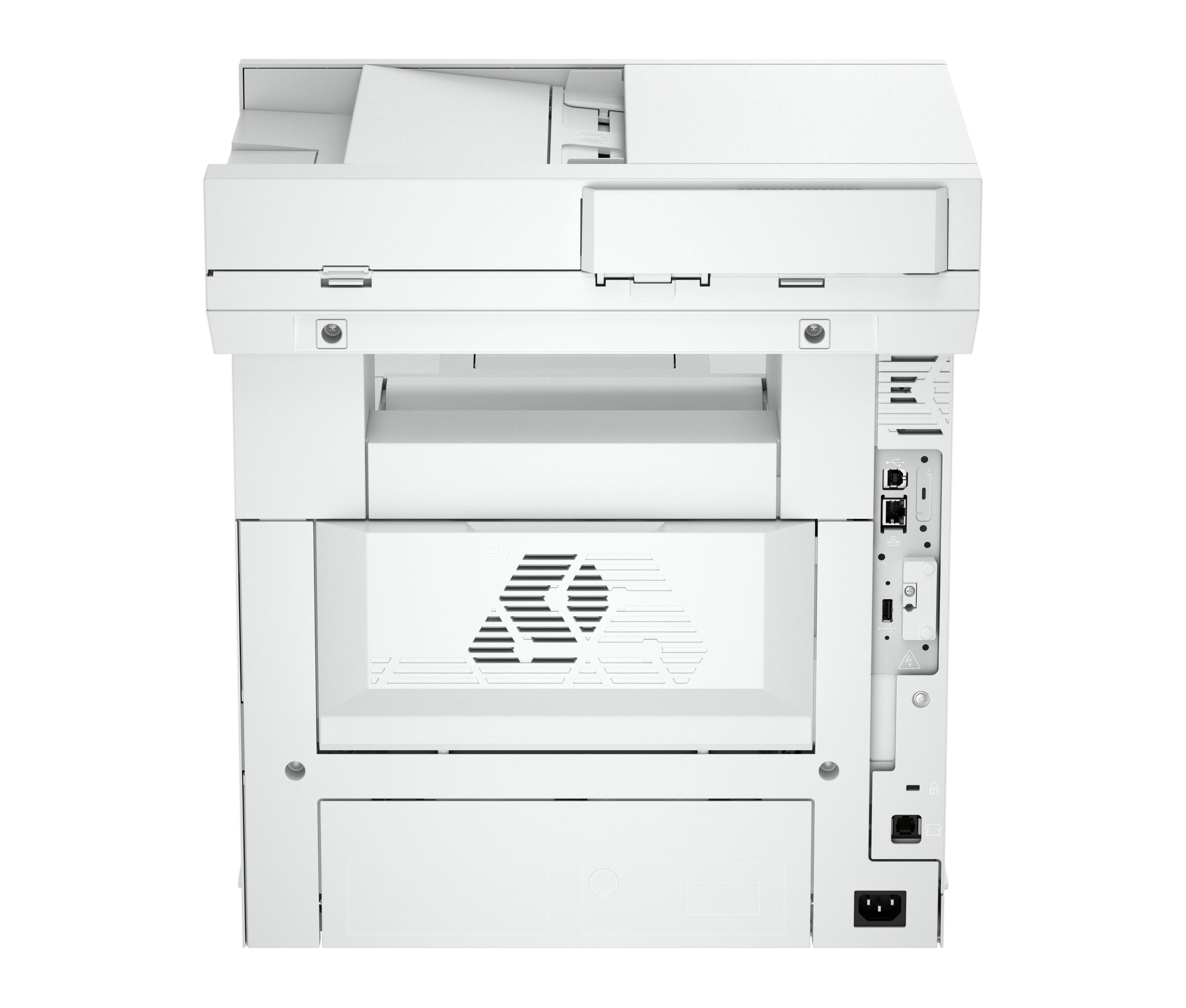 Impressora Multifunções Laser HP LaserJet Enterprise MFP 5601dn (A4 - Impressão a preto e branco - 650 folhas - Branco e Azul), miniatura 6