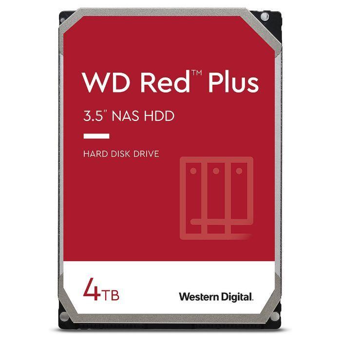 Disco Rígido Interno WESTERN DIGITAL Red Plus WD40EFPX (4TB - 3,5" - SATA III)