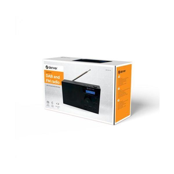 Rádio Digital DENVER DAB-51B (1,5 W RMS - DAB+ e FM - Preto)
